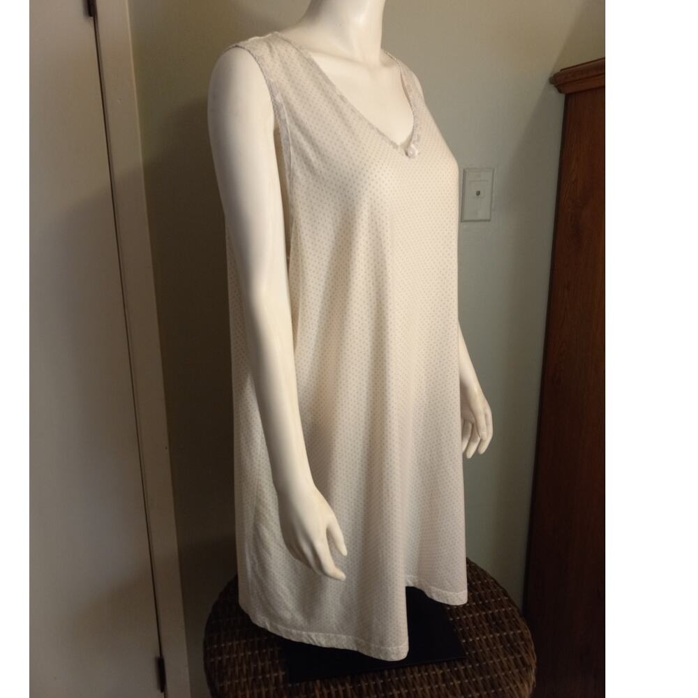 Carole Hochman Polka Dot Nightgown Cozycore Sleep Lounge Dress Sz XL Comfort - Picture 11 of 11